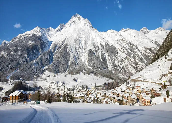 With Mountain View Apartment Val Cenis